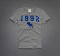 heren abercrombie fitch korte t-shirt crewneck 1892 moose pattern grijs Verkoop Bedrijf 7rk5h853